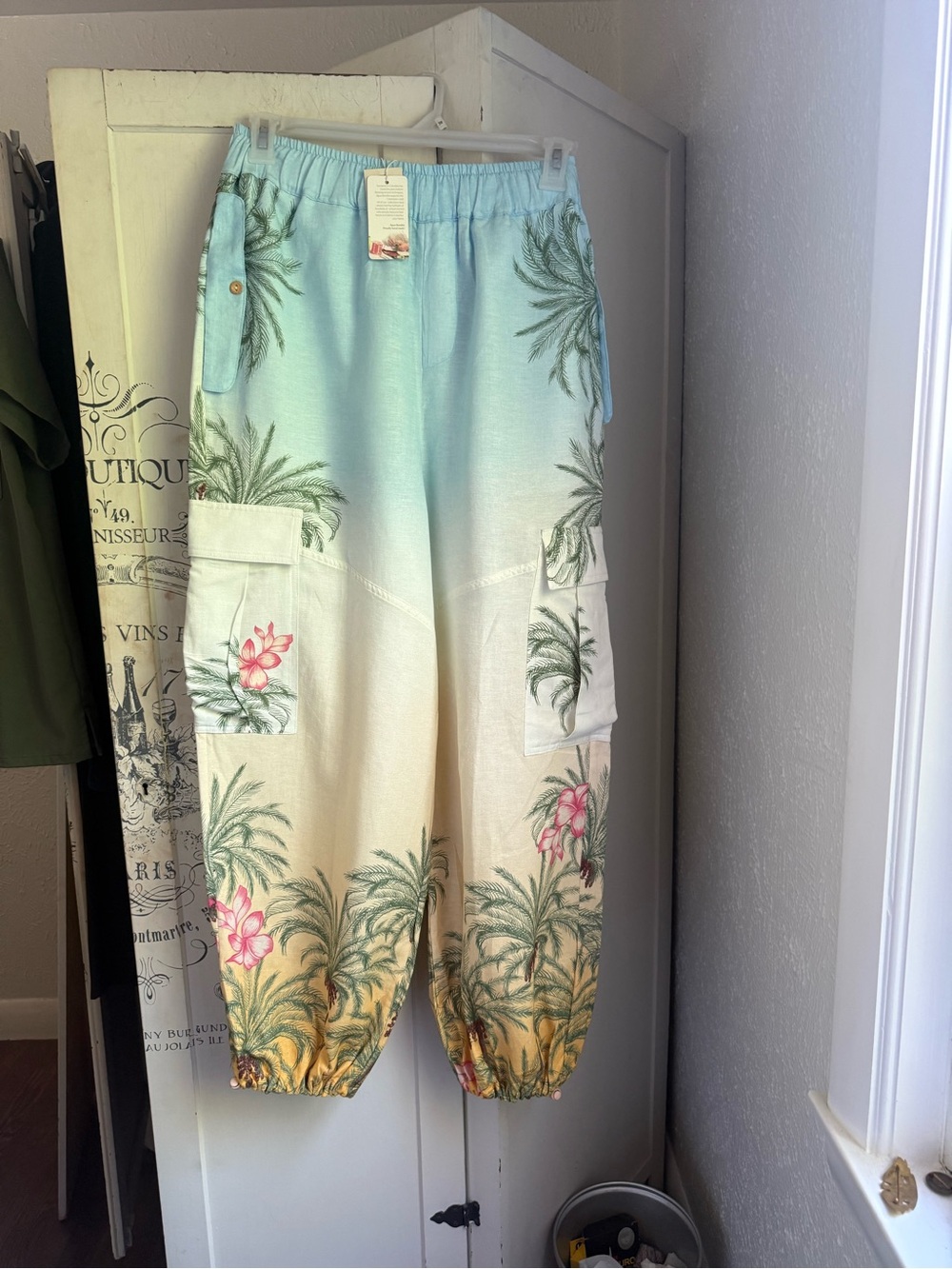 NWT Aqua Bendita Oriana Ventura Cargo Pants